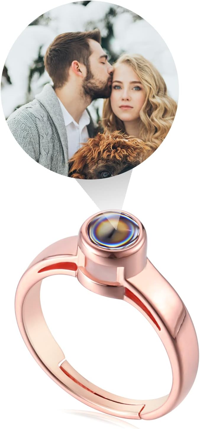 Free Size Ring Rose Gold Band