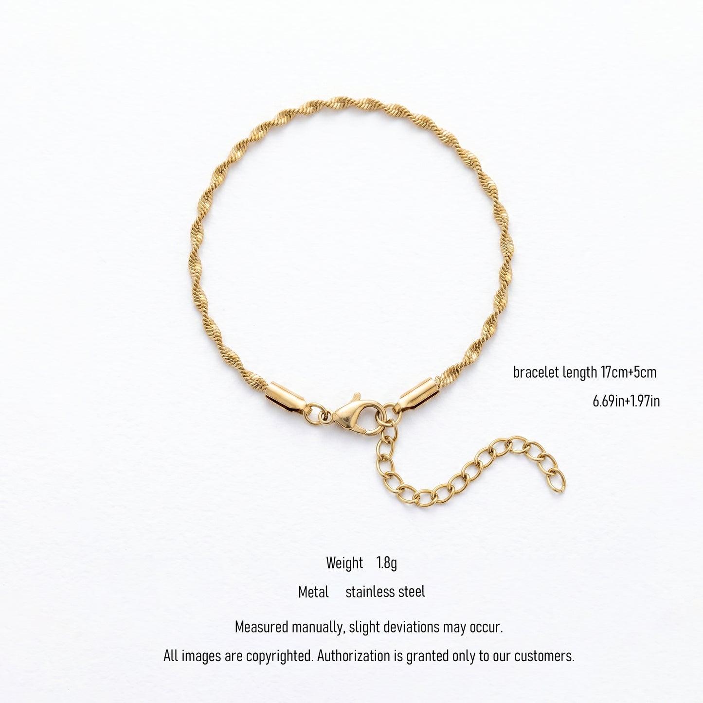 Timeless Twisted Gold Bracelet for Effortless Everyday Style