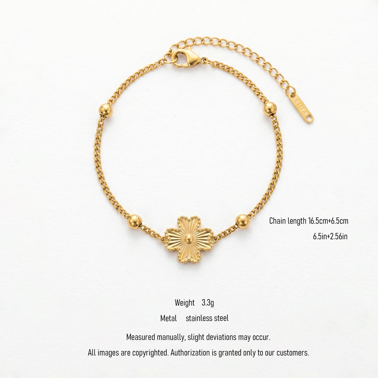 The Delicate Gold Bracelet with Vintage European Charm