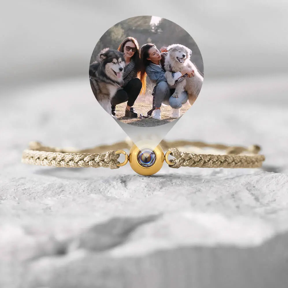 Custom Photo Bracelet #127Brown