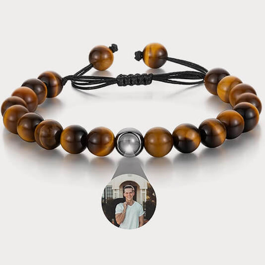 Yellow Tiger Eye Bead Bracelet