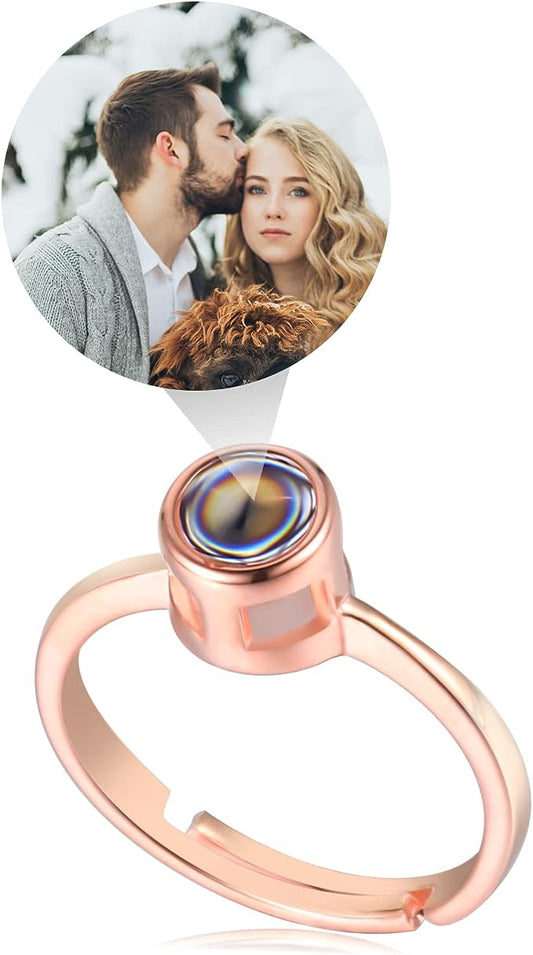 Free Size Ring Rose Gold Thin Band