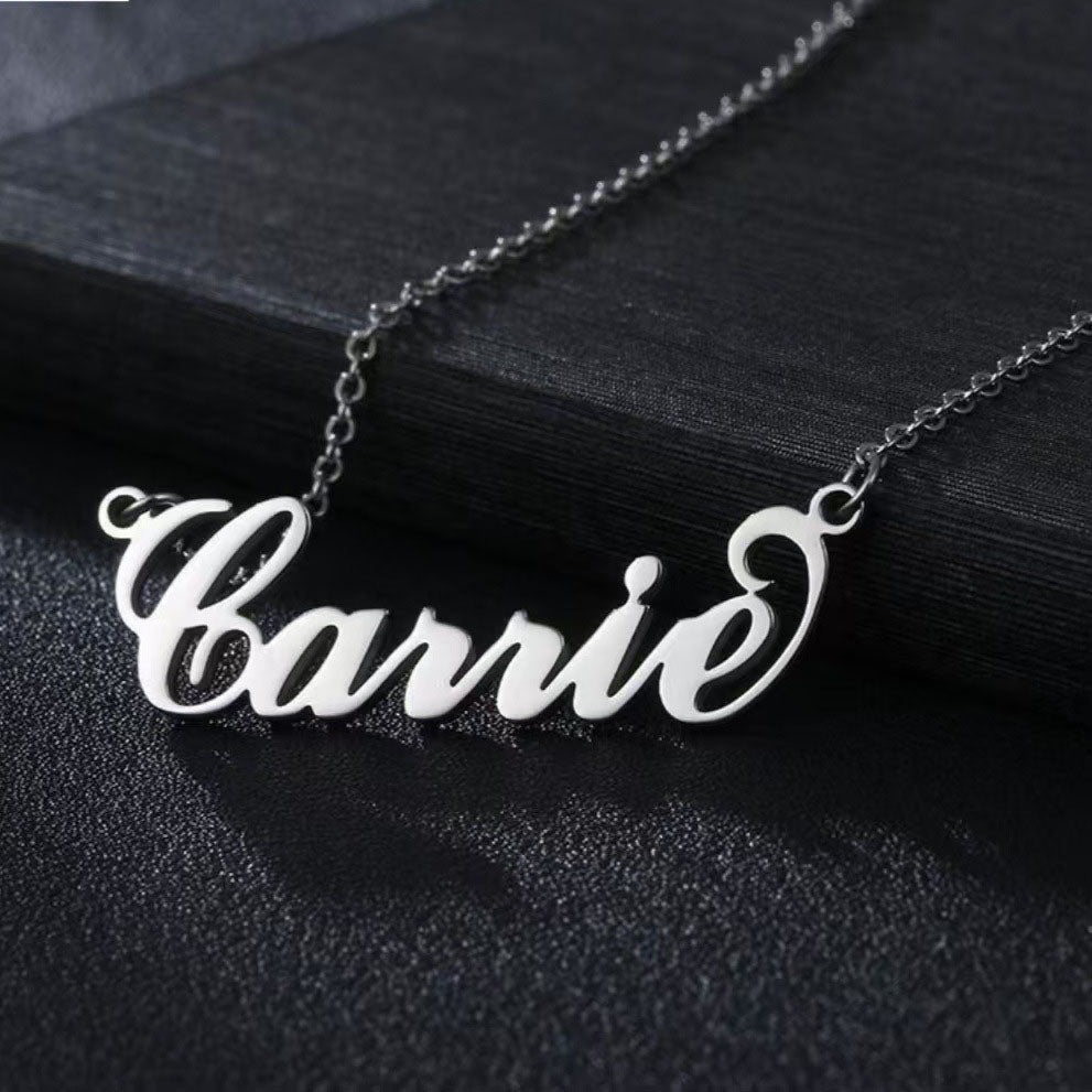 Stainless steel custom necklace