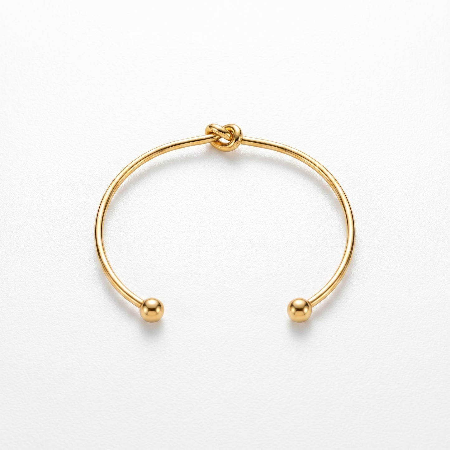 Delicate Love Knot Cuff, Sunset Beach Edition