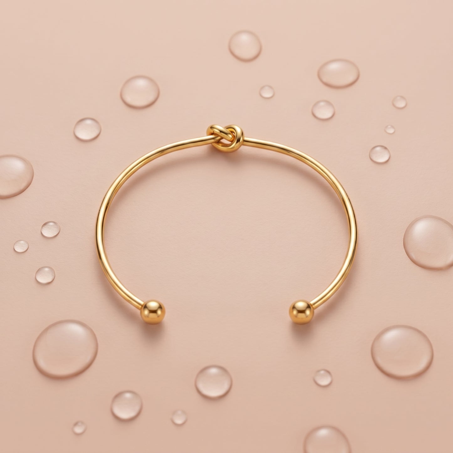 Delicate Love Knot Cuff, Sunset Beach Edition