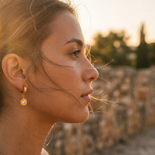 Sophisticated Roman Numerals CZ Drop Hoops | Perfect Timeless Gift for Her Birthday & Anniversary
