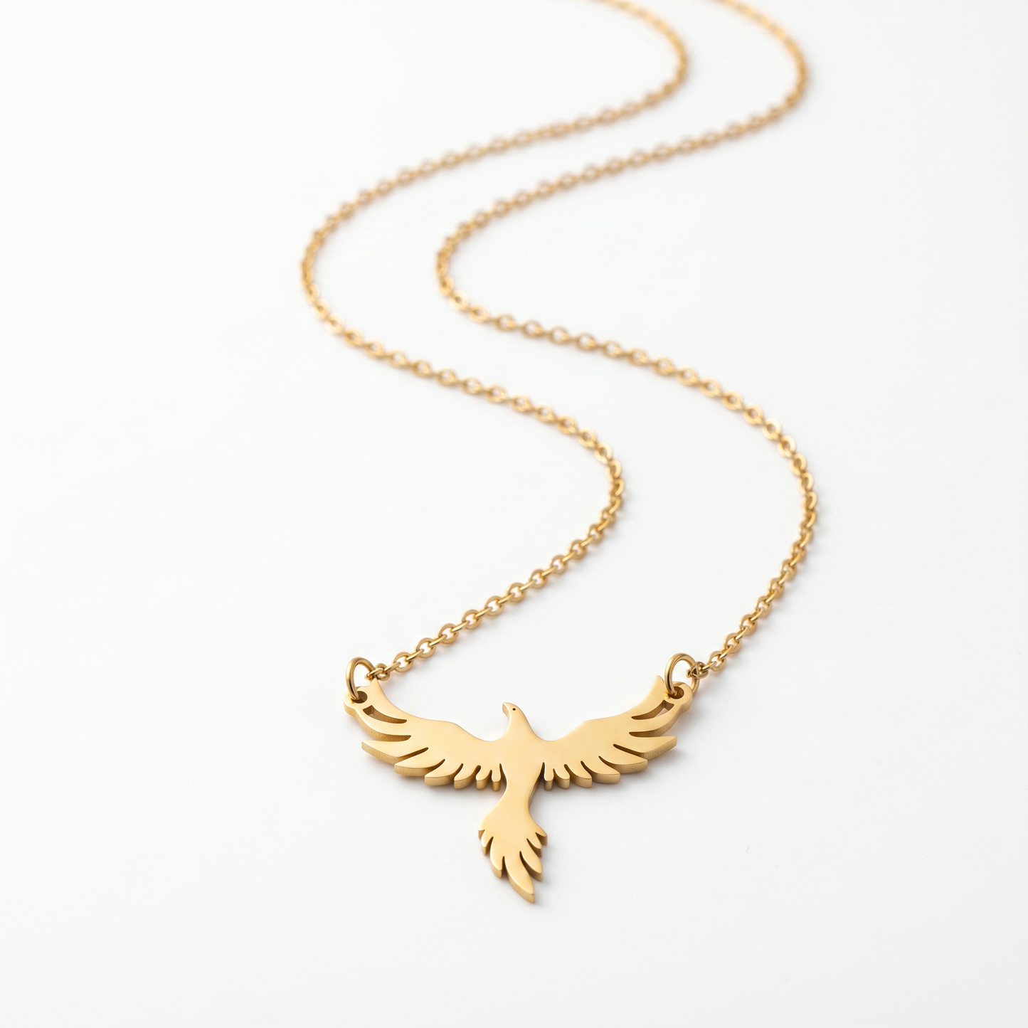 Tarnish-Proof Phoenix Necklace - Durable Daily Wear Jewelry
