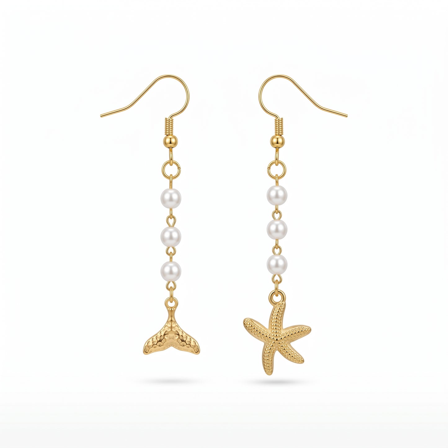 Versatile Summer Pearl Drop Earrings - Daily & Vacation Wear