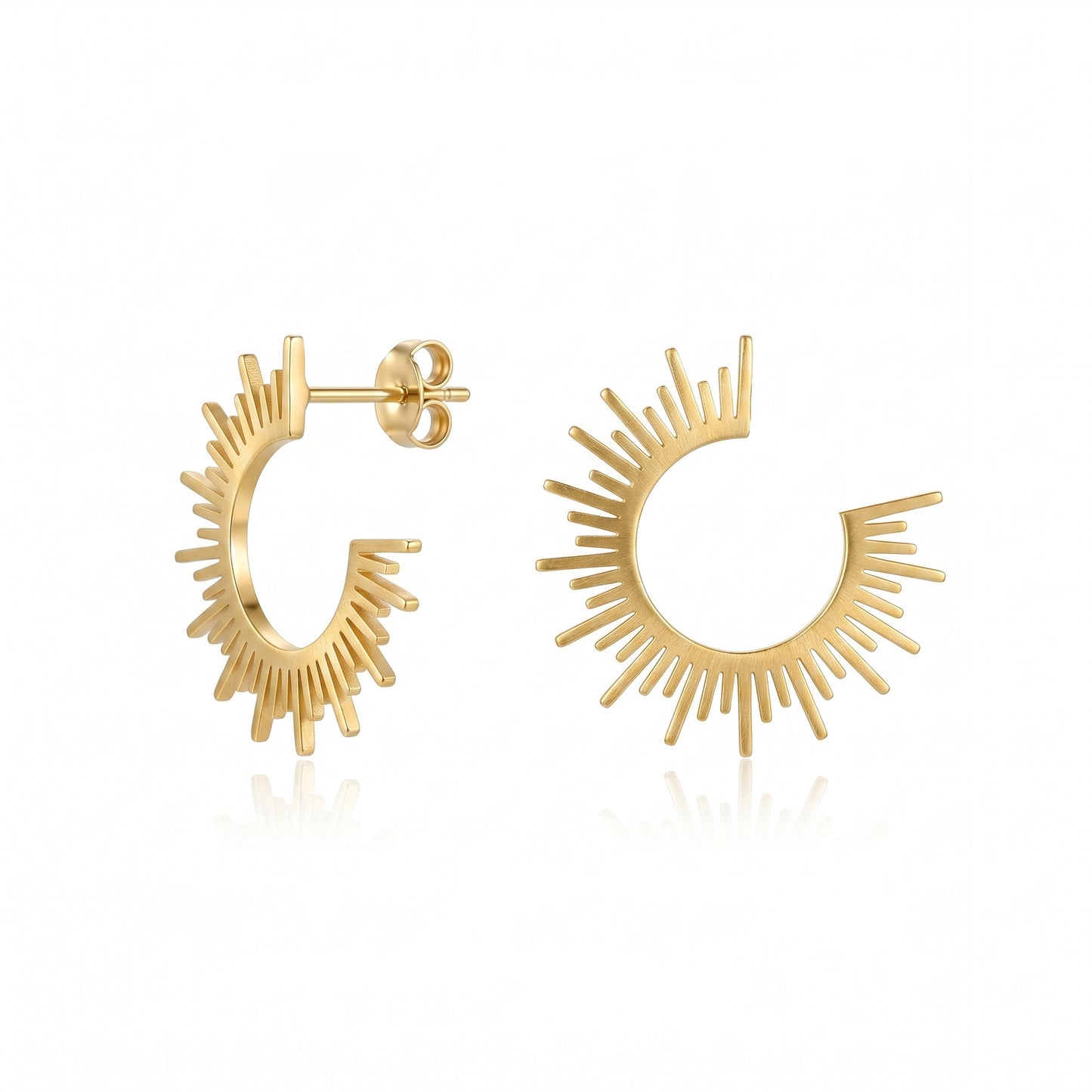 Hypoallergenic Sunburst Earrings - Water & Tarnish Resistant