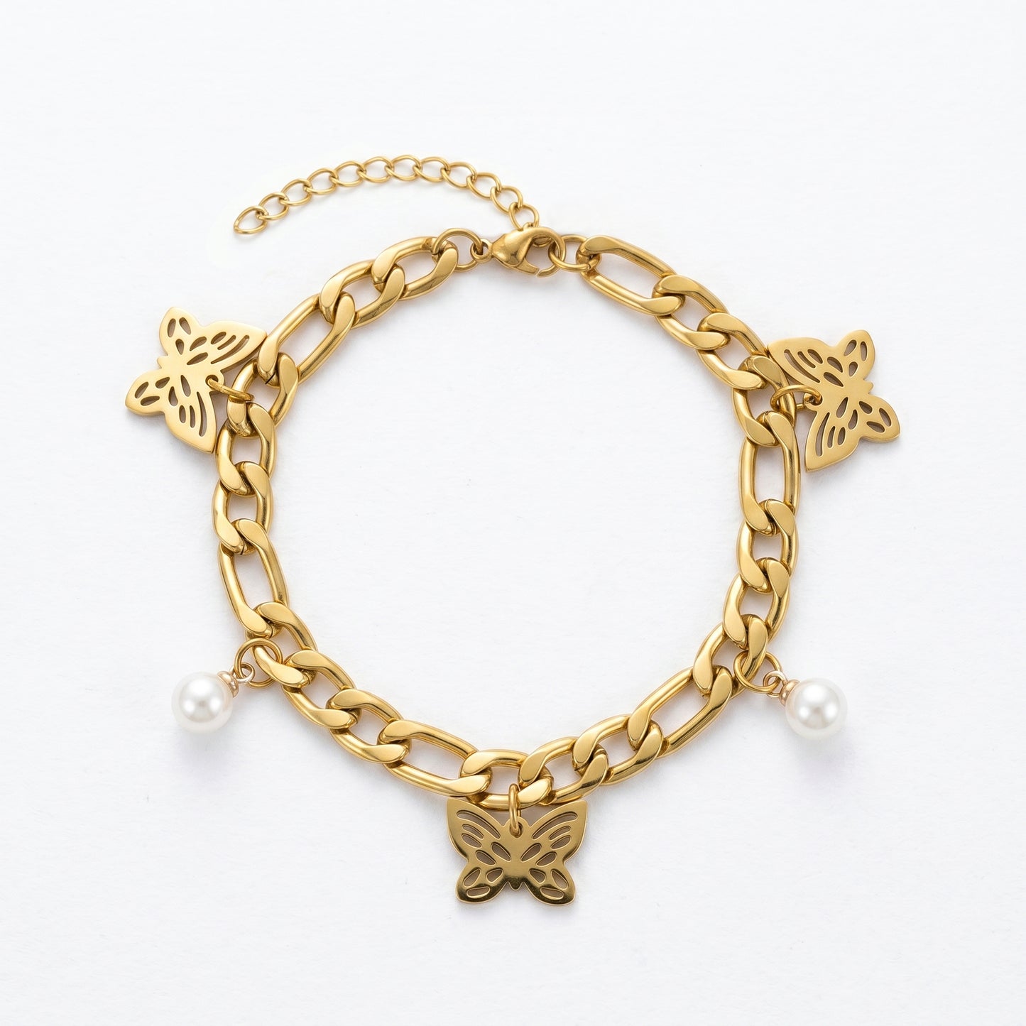 A Little Bold A Little Feminine – Butterfly Chain Bracelet
