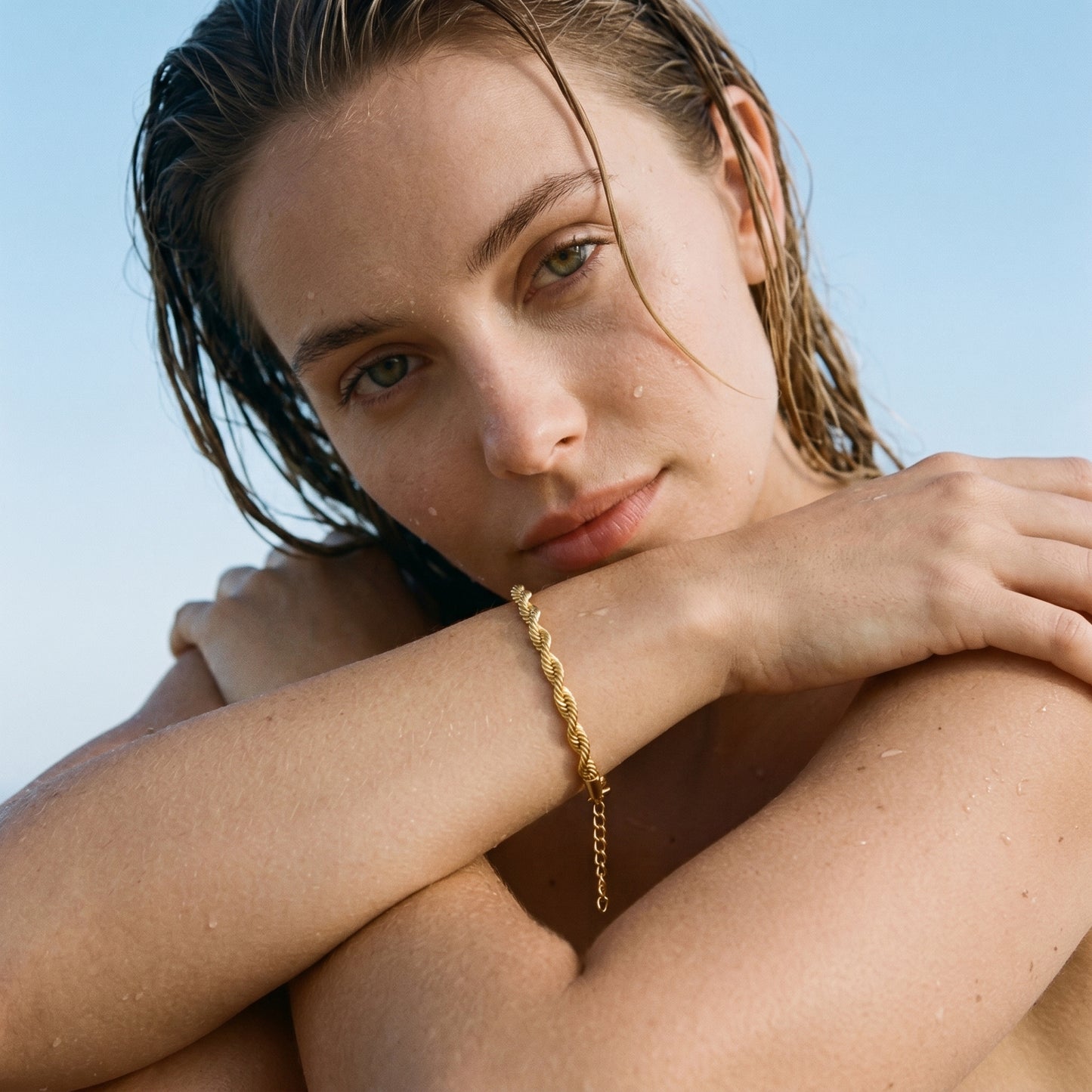 Timeless Twisted Gold Bracelet for Effortless Everyday Style