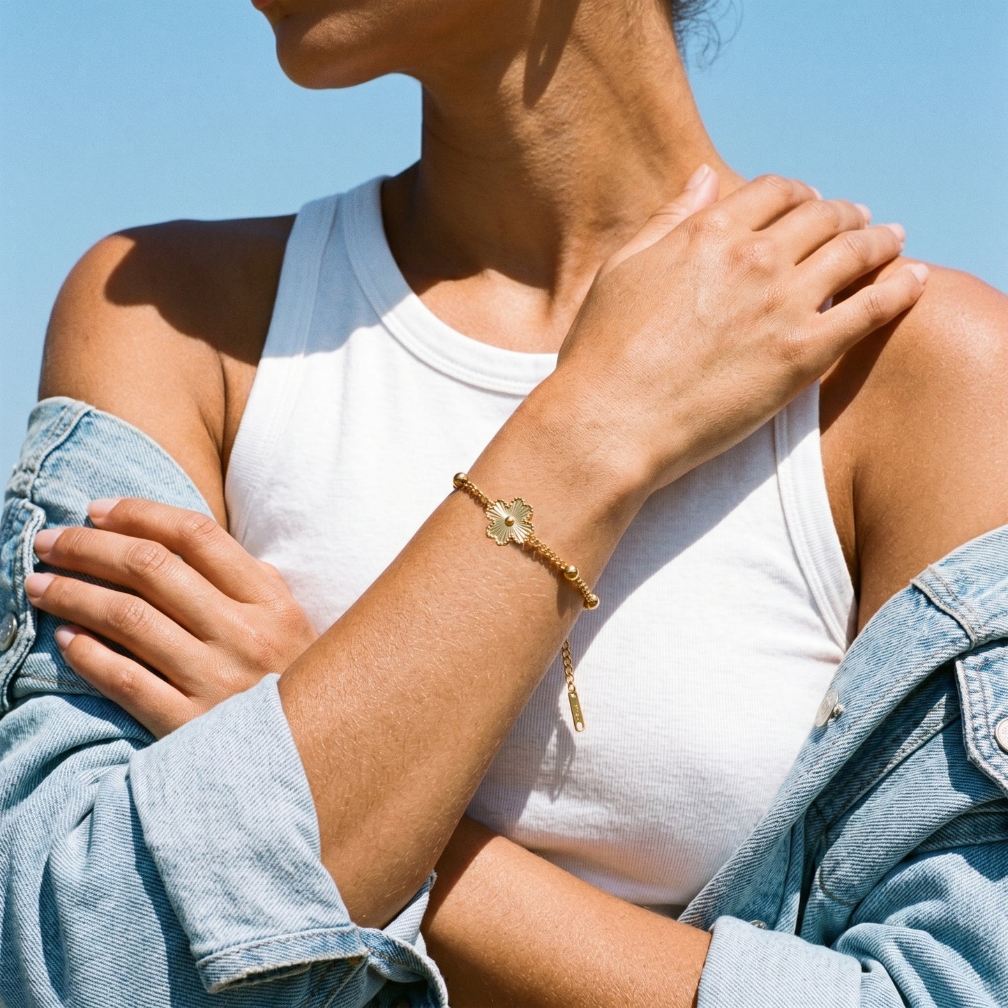 The Delicate Gold Bracelet with Vintage European Charm