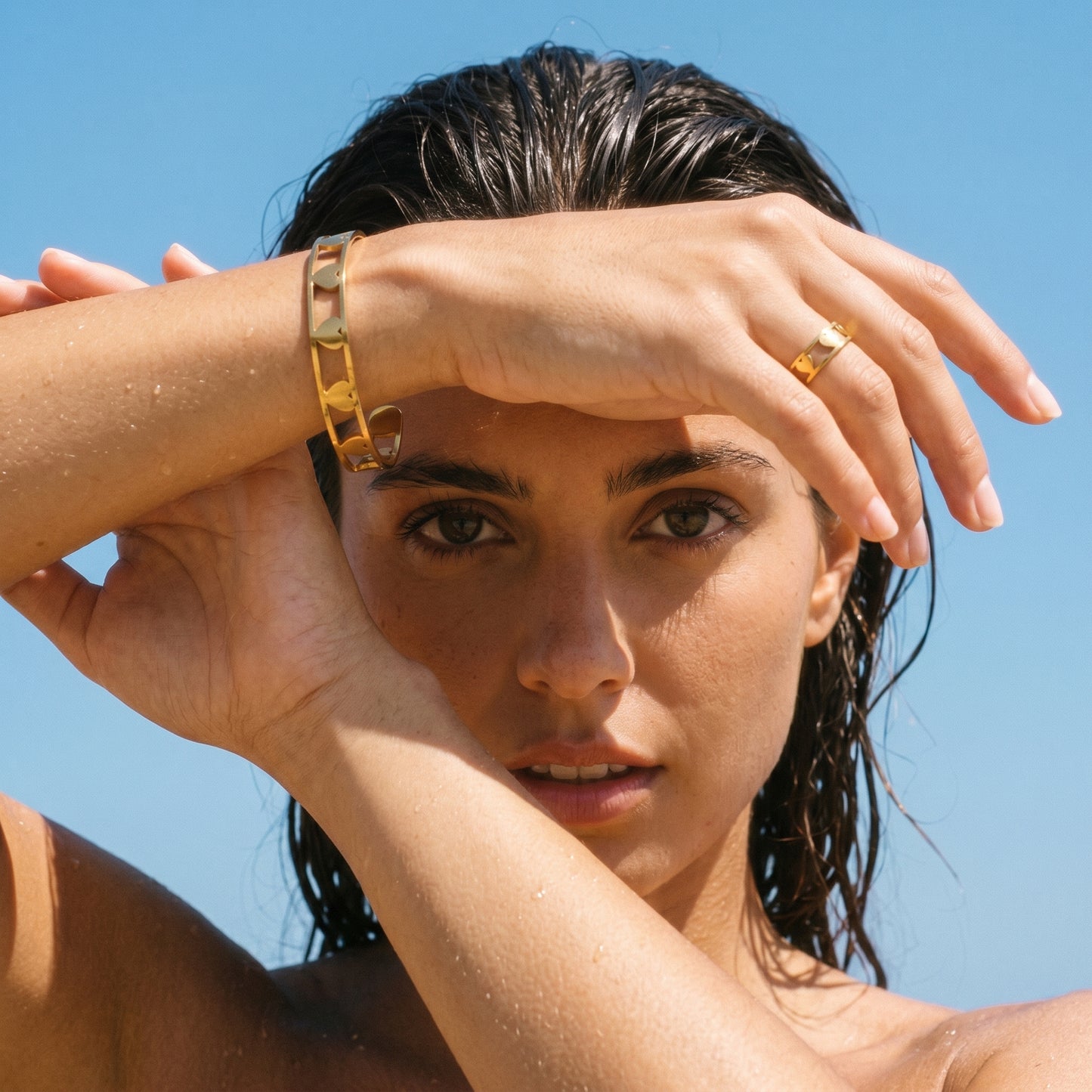 The Matching Gold Set Inspired by Clean Girl Luxury