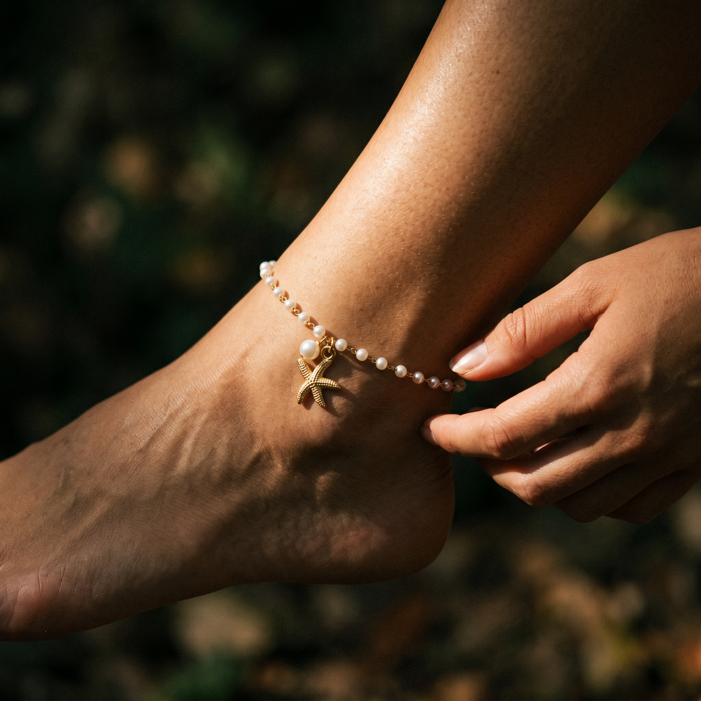 The Dreamy Pearl Anklet Made for Sunsets and Sandy Beaches