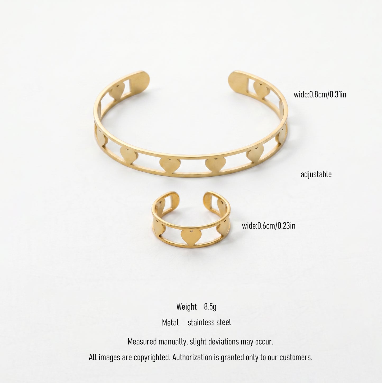 The Matching Gold Set Inspired by Clean Girl Luxury